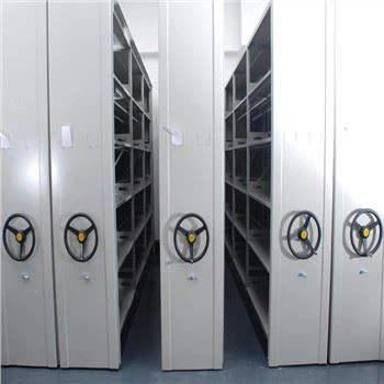 Panga taotluse ladustamise kapp liikuv terasest käsitsi mobiilne riiul